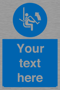 Custom Mandatory: Open safety bar of chairlift